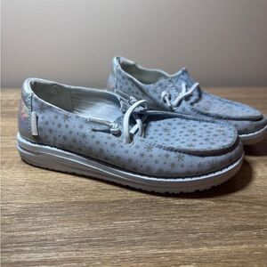 Hey Dude Kids Sneakers in Light Gray